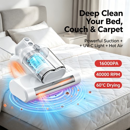 Mattress vacuum cleaner with - mattress,