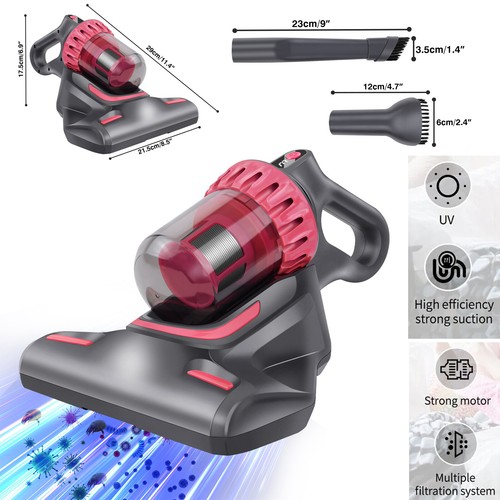 Speed lcd bed vacuum - 3-speed,